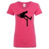 Women’s Glitter V-Neck T-Shirt Thumbnail