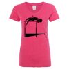 Women’s Glitter V-Neck T-Shirt Thumbnail
