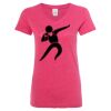 Women’s Glitter V-Neck T-Shirt Thumbnail