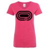 Women’s Glitter V-Neck T-Shirt Thumbnail