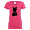 Women’s Glitter V-Neck T-Shirt Thumbnail