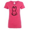 Women’s Glitter V-Neck T-Shirt Thumbnail