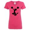 Women’s Glitter V-Neck T-Shirt Thumbnail