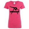 Women’s Glitter V-Neck T-Shirt Thumbnail