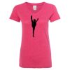 Women’s Glitter V-Neck T-Shirt Thumbnail
