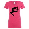 Women’s Glitter V-Neck T-Shirt Thumbnail
