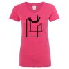 Women’s Glitter V-Neck T-Shirt Thumbnail