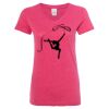 Women’s Glitter V-Neck T-Shirt Thumbnail