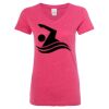 Women’s Glitter V-Neck T-Shirt Thumbnail