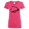 Women’s Glitter V-Neck T-Shirt Thumbnail