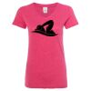 Women’s Glitter V-Neck T-Shirt Thumbnail