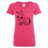 Women’s Glitter V-Neck T-Shirt Thumbnail