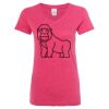 Women’s Glitter V-Neck T-Shirt Thumbnail