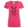 Women’s Glitter V-Neck T-Shirt Thumbnail