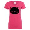 Women’s Glitter V-Neck T-Shirt Thumbnail