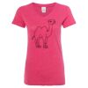Women’s Glitter V-Neck T-Shirt Thumbnail