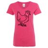 Women’s Glitter V-Neck T-Shirt Thumbnail