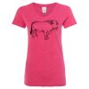 Women’s Glitter V-Neck T-Shirt Thumbnail