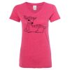 Women’s Glitter V-Neck T-Shirt Thumbnail