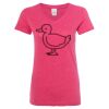 Women’s Glitter V-Neck T-Shirt Thumbnail