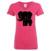 Women’s Glitter V-Neck T-Shirt Thumbnail