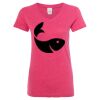 Women’s Glitter V-Neck T-Shirt Thumbnail