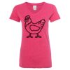Women’s Glitter V-Neck T-Shirt Thumbnail