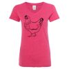 Women’s Glitter V-Neck T-Shirt Thumbnail