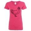 Women’s Glitter V-Neck T-Shirt Thumbnail