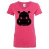 Women’s Glitter V-Neck T-Shirt Thumbnail