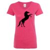 Women’s Glitter V-Neck T-Shirt Thumbnail