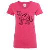 Women’s Glitter V-Neck T-Shirt Thumbnail
