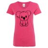 Women’s Glitter V-Neck T-Shirt Thumbnail