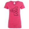 Women’s Glitter V-Neck T-Shirt Thumbnail