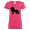Women’s Glitter V-Neck T-Shirt Thumbnail