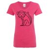 Women’s Glitter V-Neck T-Shirt Thumbnail