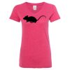 Women’s Glitter V-Neck T-Shirt Thumbnail