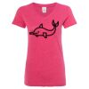 Women’s Glitter V-Neck T-Shirt Thumbnail