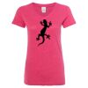 Women’s Glitter V-Neck T-Shirt Thumbnail