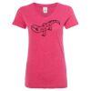 Women’s Glitter V-Neck T-Shirt Thumbnail