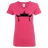 Women’s Glitter V-Neck T-Shirt Thumbnail