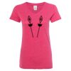 Women’s Glitter V-Neck T-Shirt Thumbnail