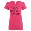 Women’s Glitter V-Neck T-Shirt Thumbnail