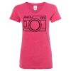 Women’s Glitter V-Neck T-Shirt Thumbnail