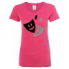 Women’s Glitter V-Neck T-Shirt Thumbnail