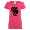 Women’s Glitter V-Neck T-Shirt Thumbnail