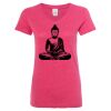 Women’s Glitter V-Neck T-Shirt Thumbnail
