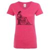 Women’s Glitter V-Neck T-Shirt Thumbnail