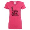 Women’s Glitter V-Neck T-Shirt Thumbnail
