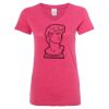 Women’s Glitter V-Neck T-Shirt Thumbnail